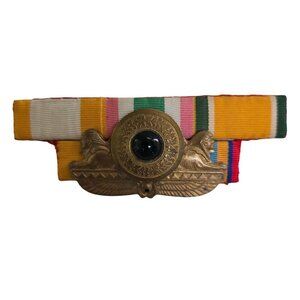 Vintage WW2 Navy Ribbon Bar Pin Rare Unique 3"